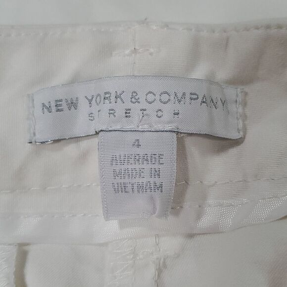 🔺️New York & Co White Bootcut Pants Size 4/27 - Picture 6 of 10